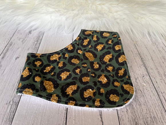 Green leopard  Feeding Bib