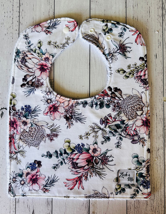 Florals Feeding Bib