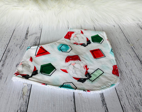 Santa Christmas Dribble Bib